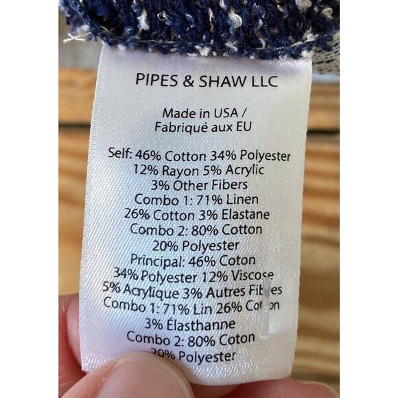 Veronica Beard Zip Side Sweater Size 2 Women’s Blue Grey - Picture 4 of 8